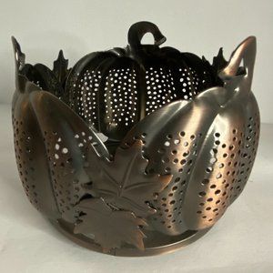 Bath & Body Works Pumpkin Leaves Candle Holder